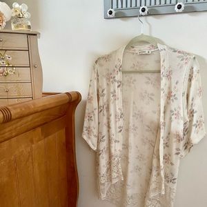 Abercrombie Knit Floral Kimono